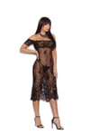 Tea Length Lace Gown
