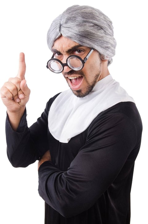 Cross-dresser Nun