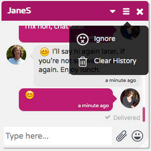 Ignore chats