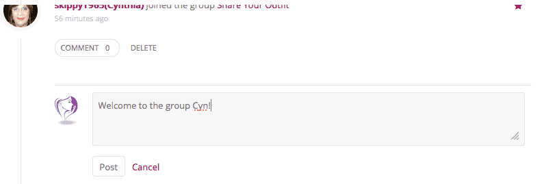 Group comment