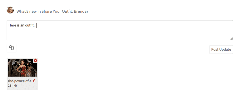 Upload an Image to a Group
