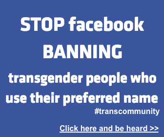 Stop facebook banning transgender people who use their preferred name
