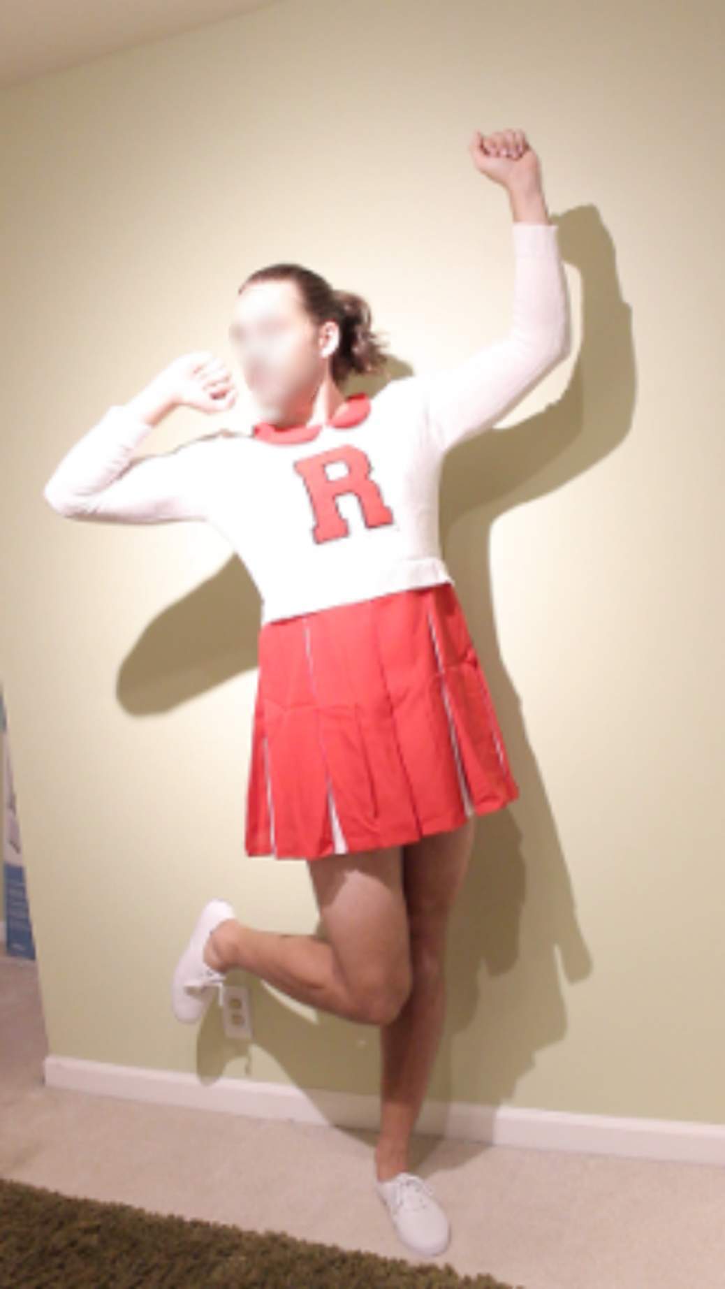 Cheerleader crossdresser Cheerleader crossdresser