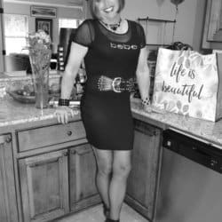 Really Liked This Bebe Little Black Dress So Had To Show It In Black and White Too!