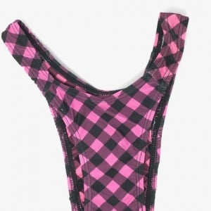 Ultimate Hiding Gaff Hot Pink Plaid - Back