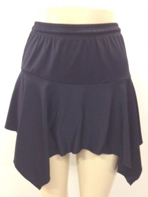 Black Handkerchief Skirt