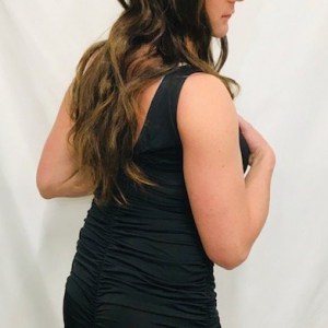 Rouched Mini Dress
