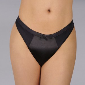 Max Smooth Gaff In Black Satin