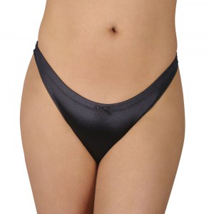 Slingshot Comfort Gaff In Black Satin