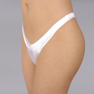 Slingshot Comfort Gaff In White Satin